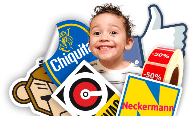 vieren Gunst Oordeel Stickers bestellen en kopen