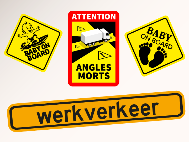 Voertuig stickers