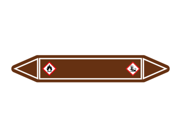 Leidingmarkering vloeibare brandstoffen