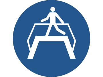 Gebruik loopbrug