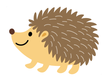 Muursticker Egeltje