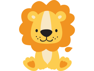 Muursticker leeuw